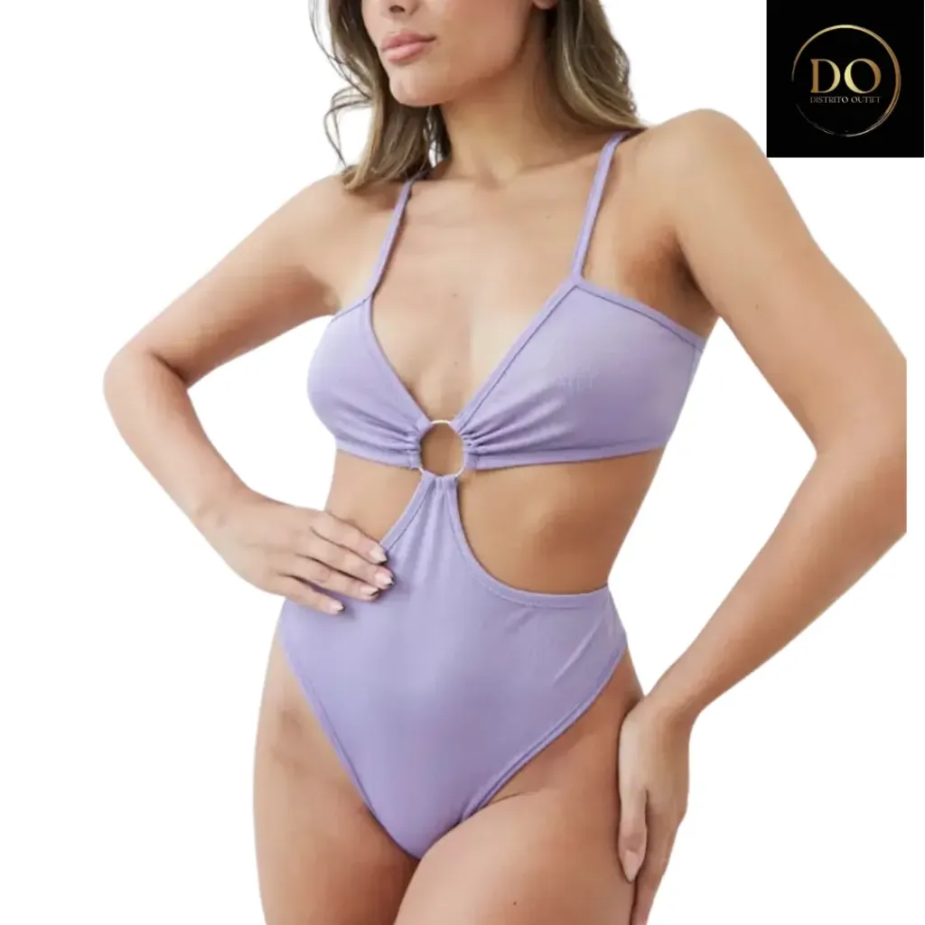 [115103] Traje de baño 1 Pieza C Lila T S