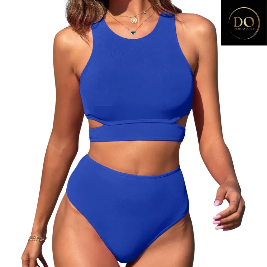 [115109] Traje de Baño 2 piezas C Azul Rey T S