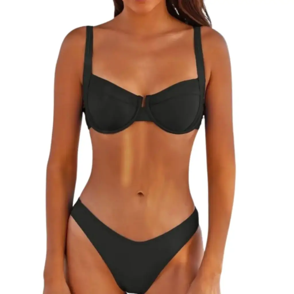 [115110] Traje de baño 2 Piezas C Negro T S