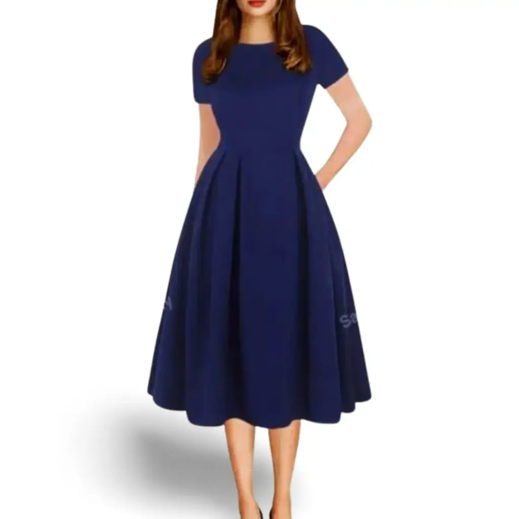 Vestido Yathon C Azul marino T S