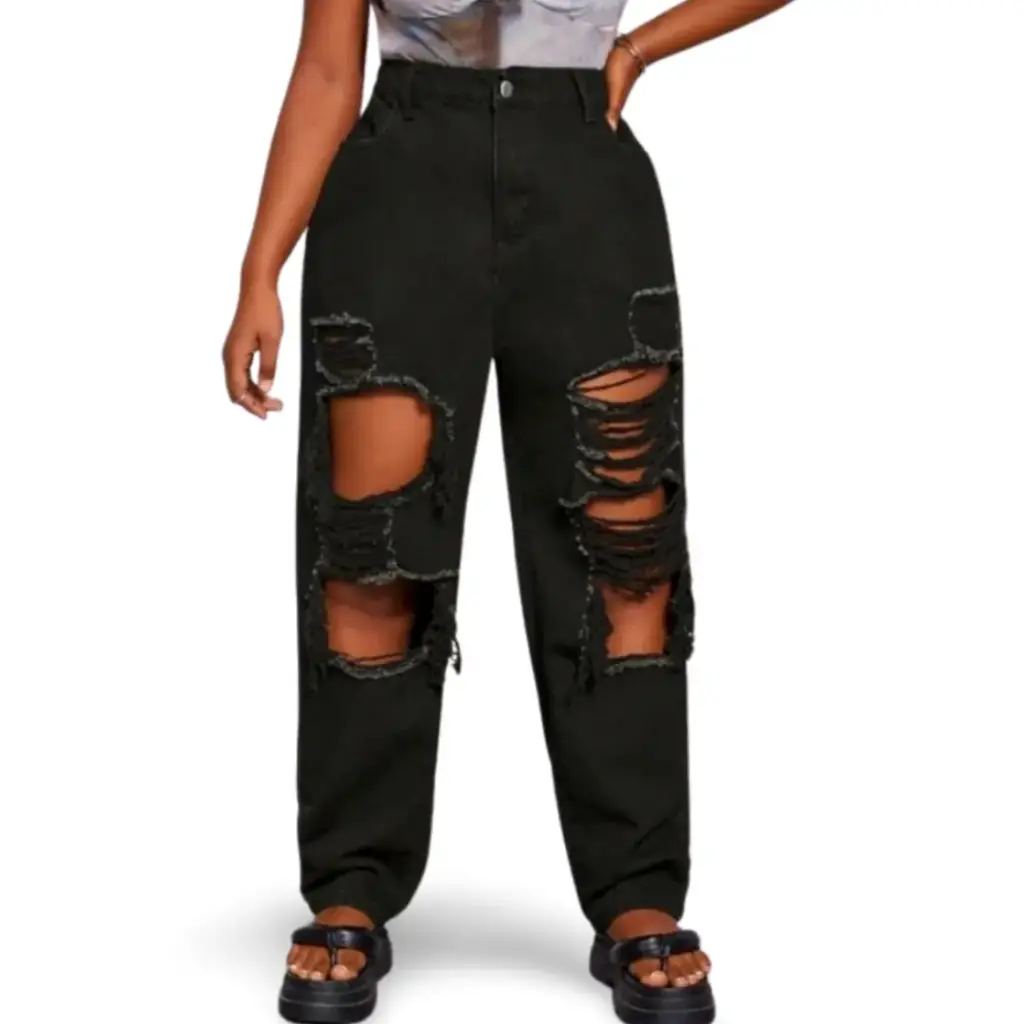 Pantalon Shein C Negro T XL