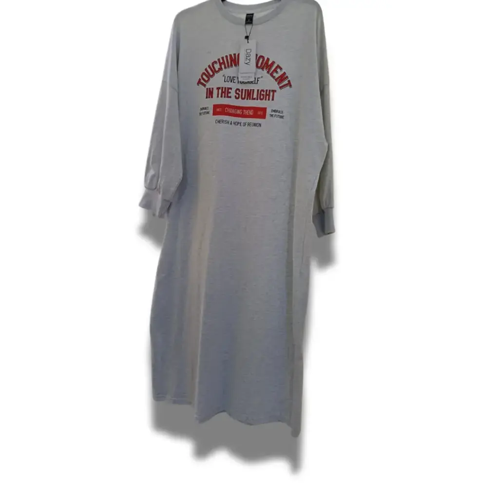 Vestido Shein C Gris T M
