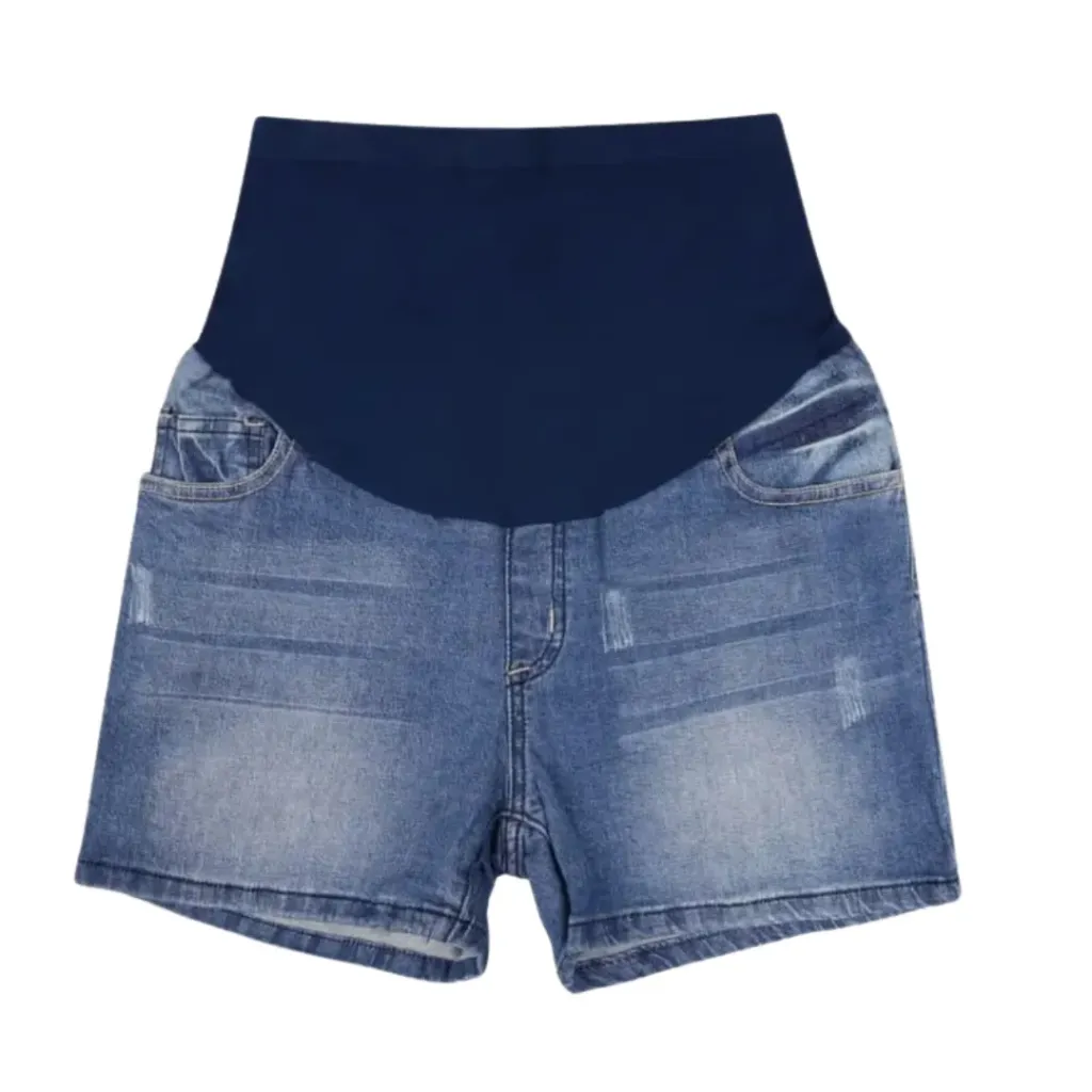 Short de maternidad  de mezclilla  Shein C ZUL Marino  T M