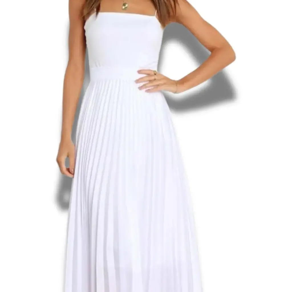 [700872] Vestido  Shein C Blanco T S