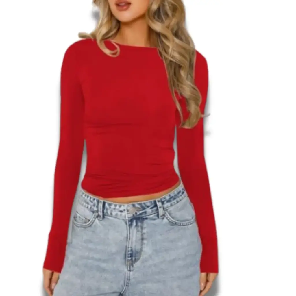 Blusa  Shein C Rojo T M