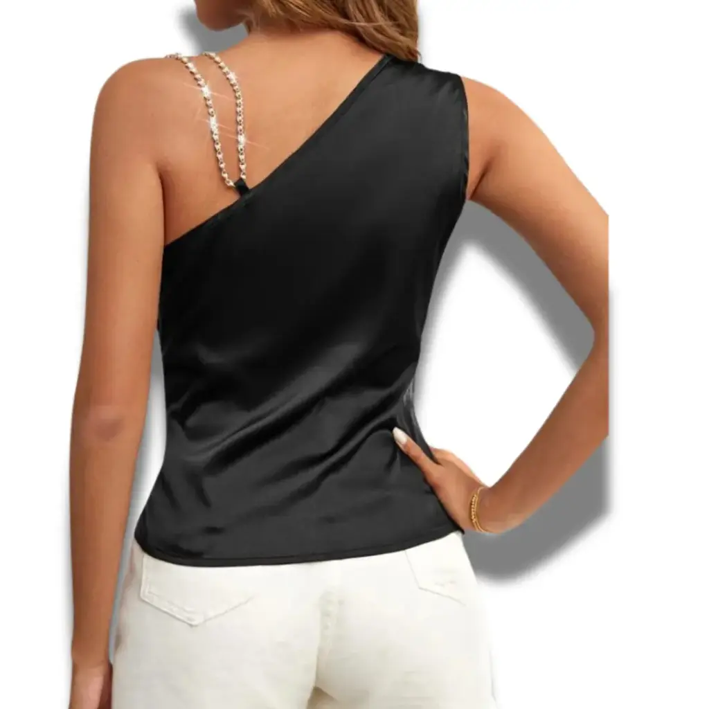 Blusa Con cadena Shein C Negro T M