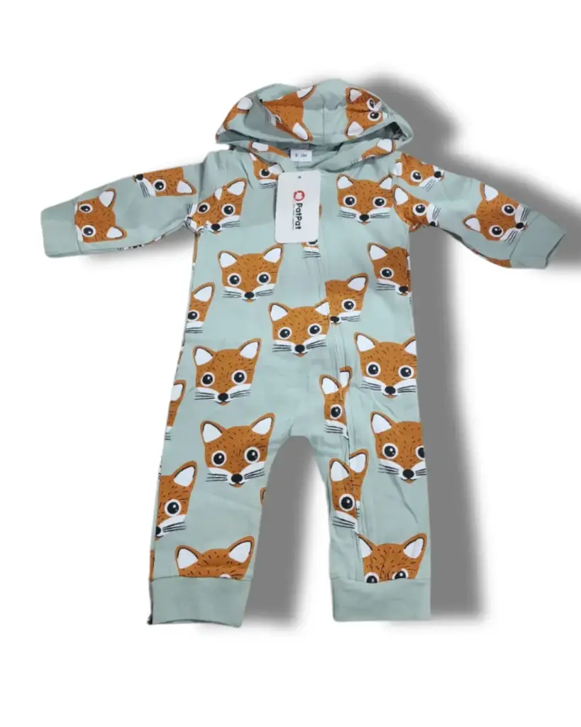 [107114] Mameluco PatPat C Verde Zorritos T 0-3 M