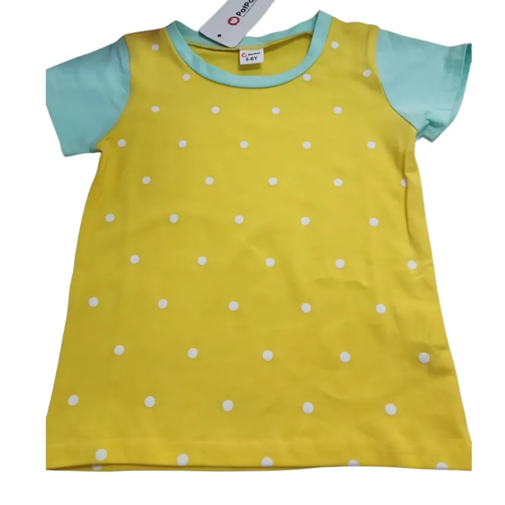 [102114] Playera PatPat C Amarillo T 5-6