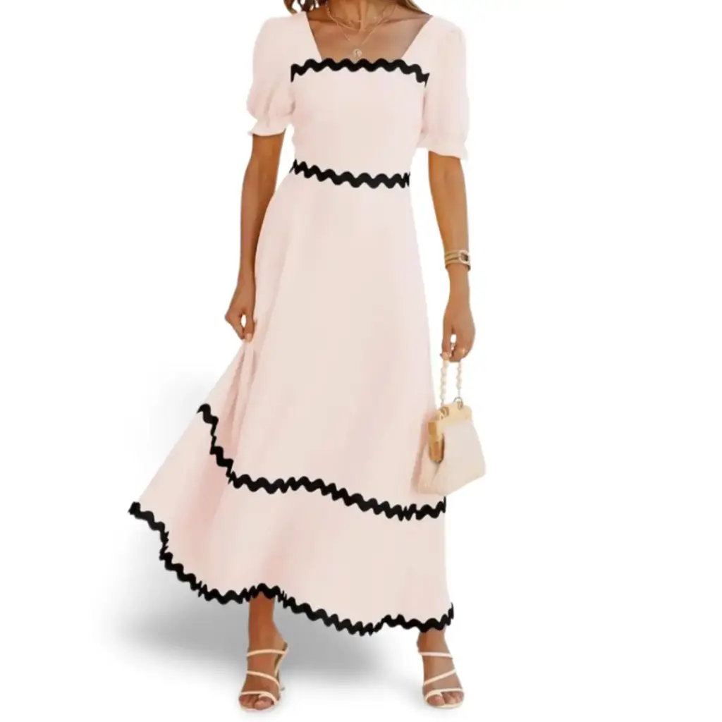 Vestido Fashion C Crema T XXL