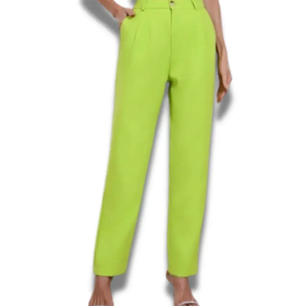 Pantalon Blacklabel C Verde limon T 18