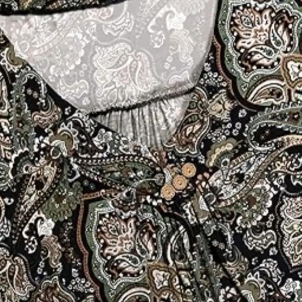 Blusa sin mangas C Negro - Verde T L