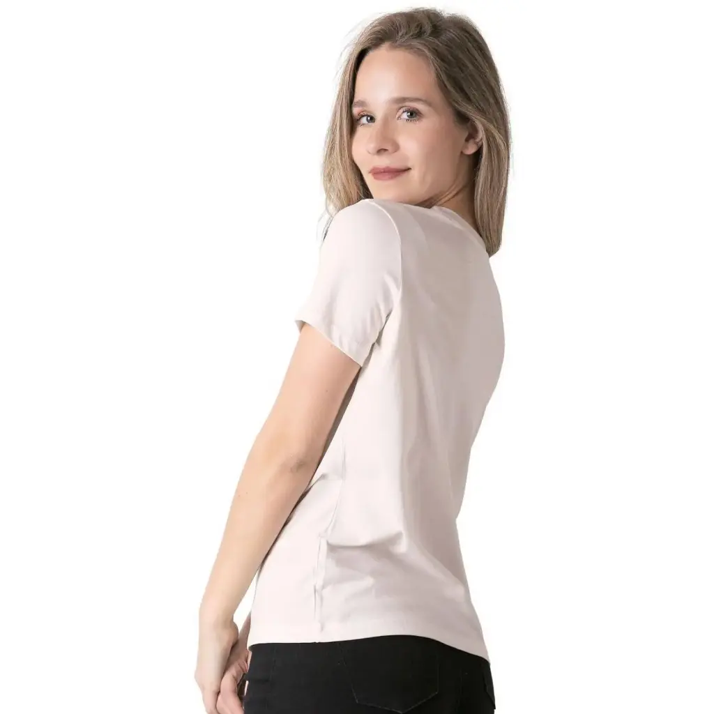 Playera Amazon C Crema T M