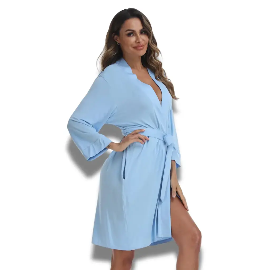 [114134] Bata para Dormir H2Home C Azul T L-XL