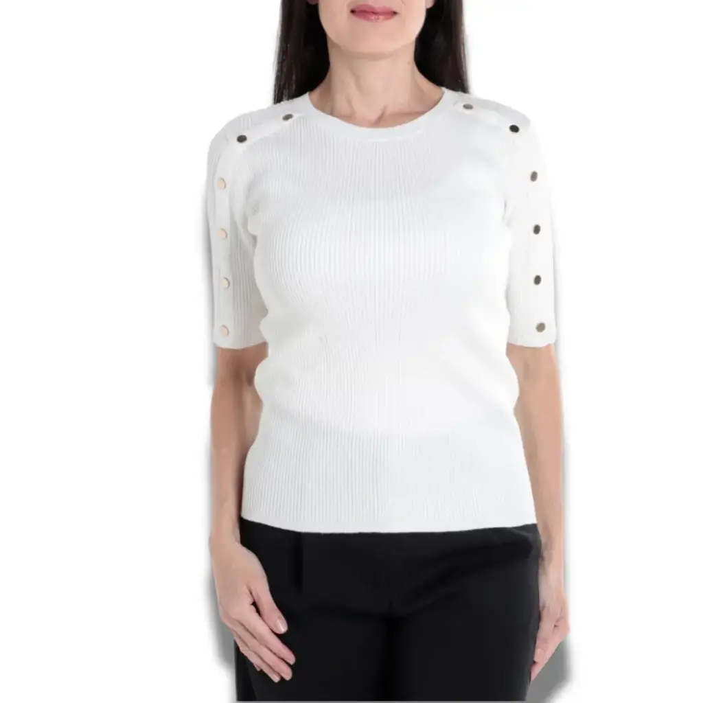 Blusa Shein C Crema T S