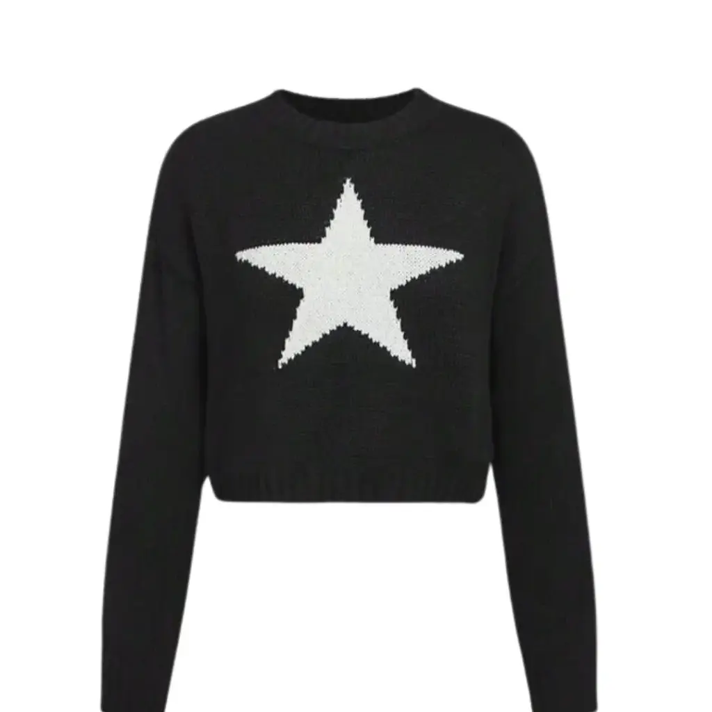 Croptop sueter Shein C Negro T 9