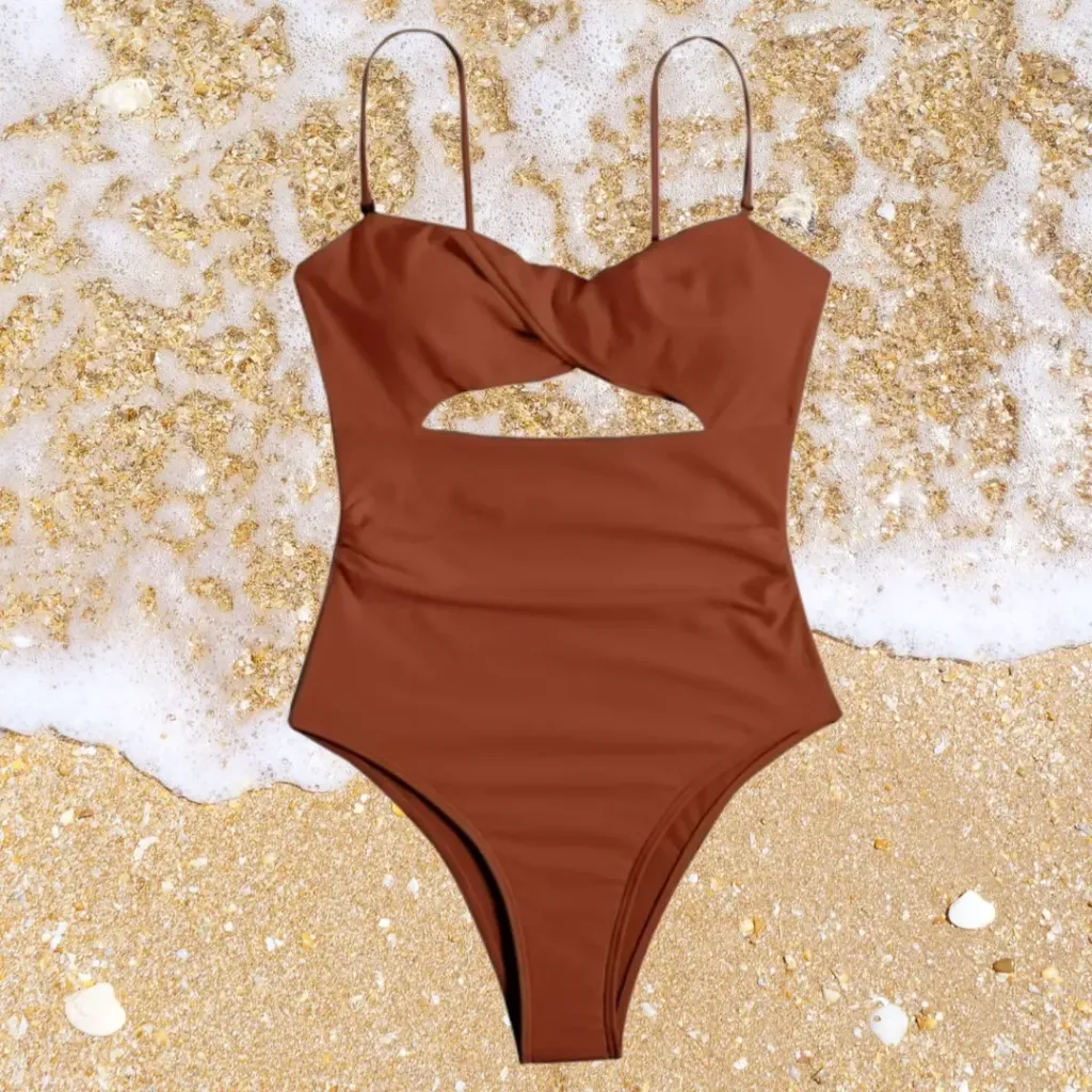 [115145] Traje de baño 1 pieza C Marron T 3XL
