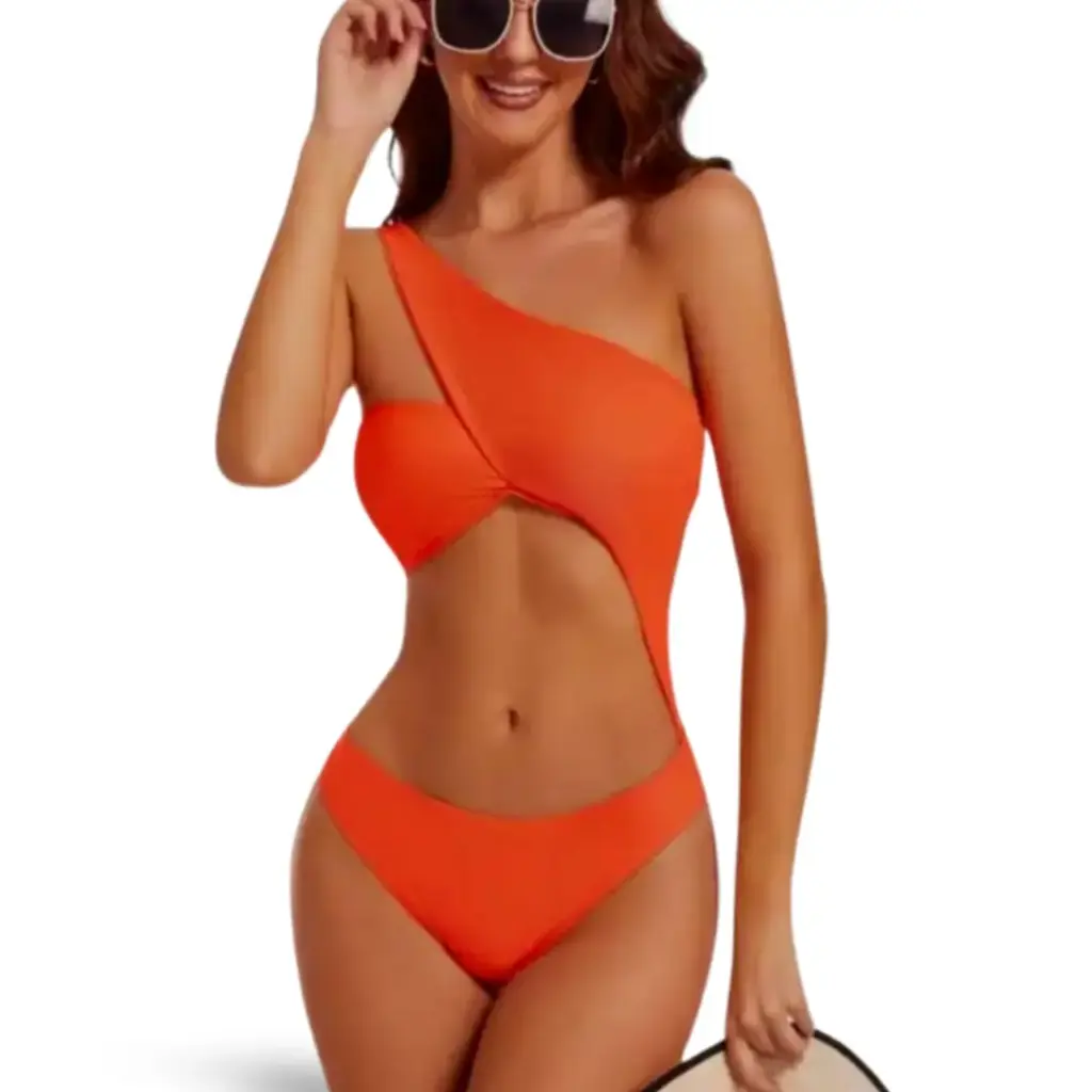 [115162] Traje de baño 1 pieza C Naranja T XL