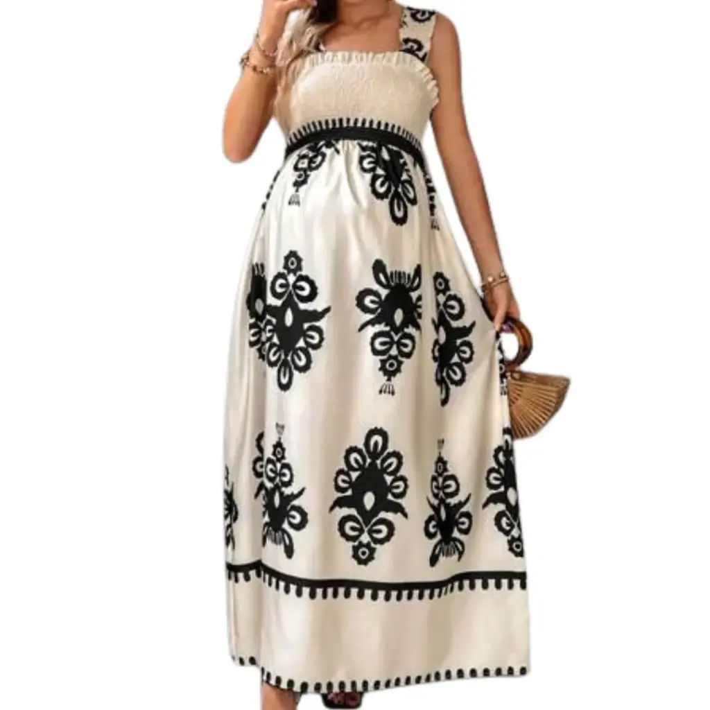 Conjunto Top Falda Shein C Beige - Negro T S