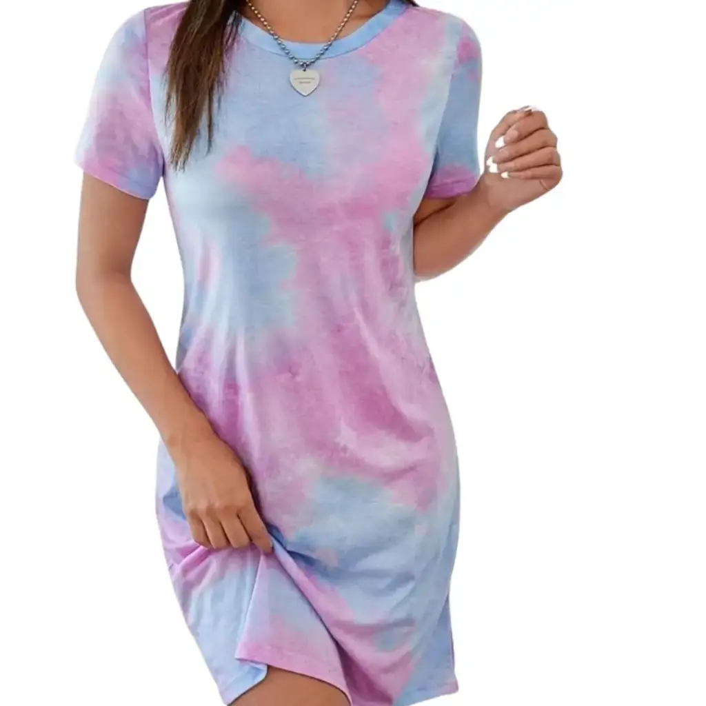 Camison  Shein C Morado - rosa T XL