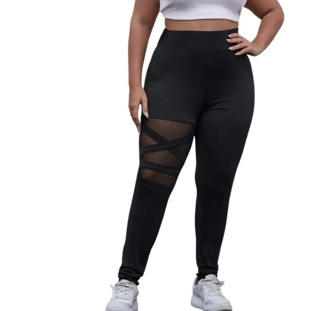 [113122] Pantalon de vinil Shein C Negro T S