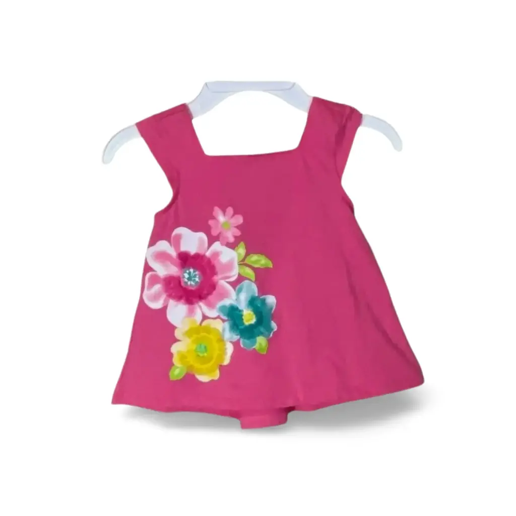 [612624] Conjunto 2 piezas Kids C Rosa Flores T 18 M