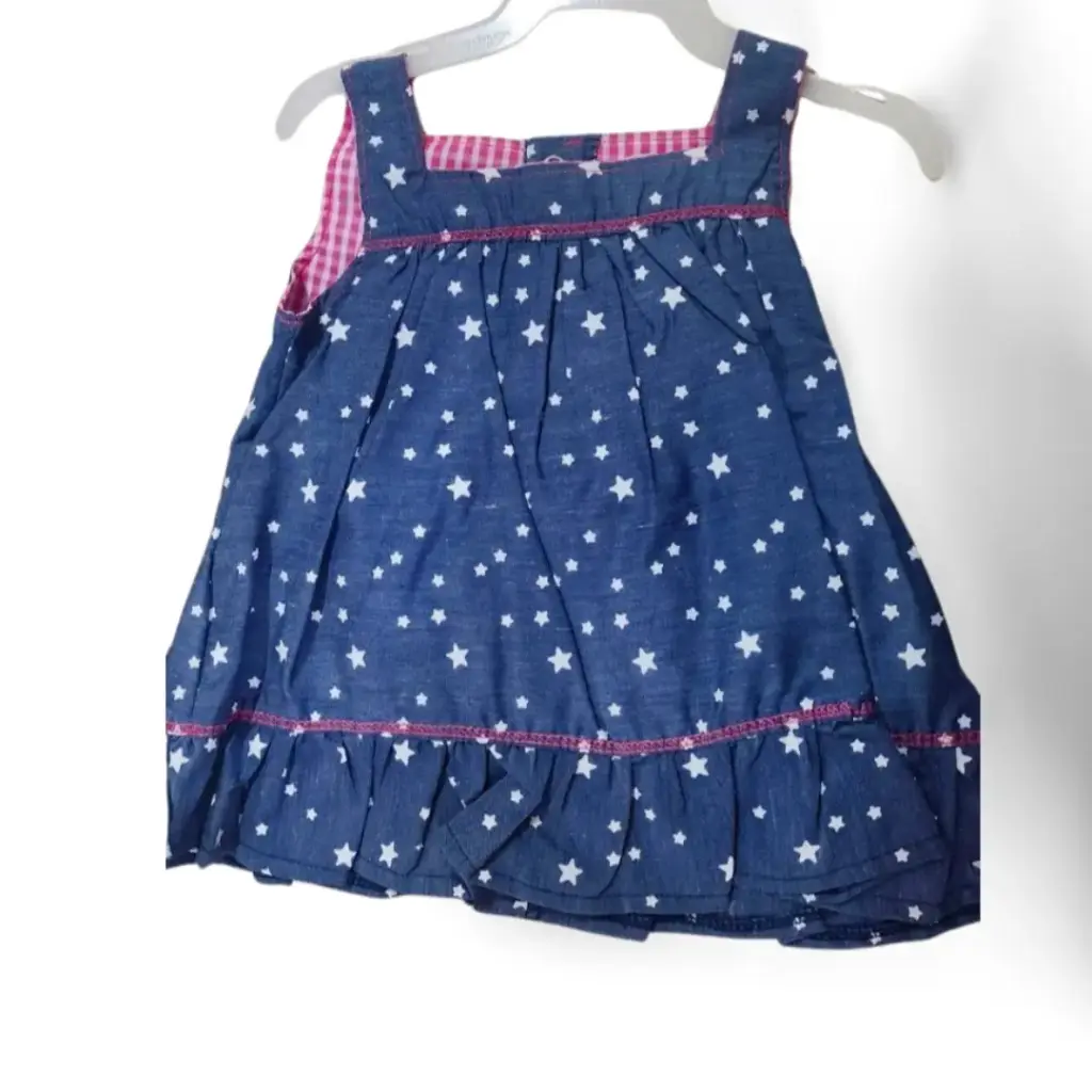 [107124] Vestido Nenuco estrellitas C Azul marino T 3 M