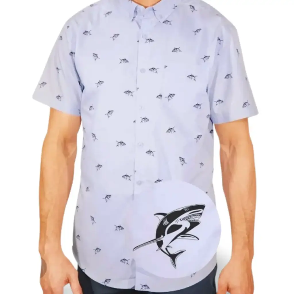 [103102] Camisa  C Azul  Tiburones T 12