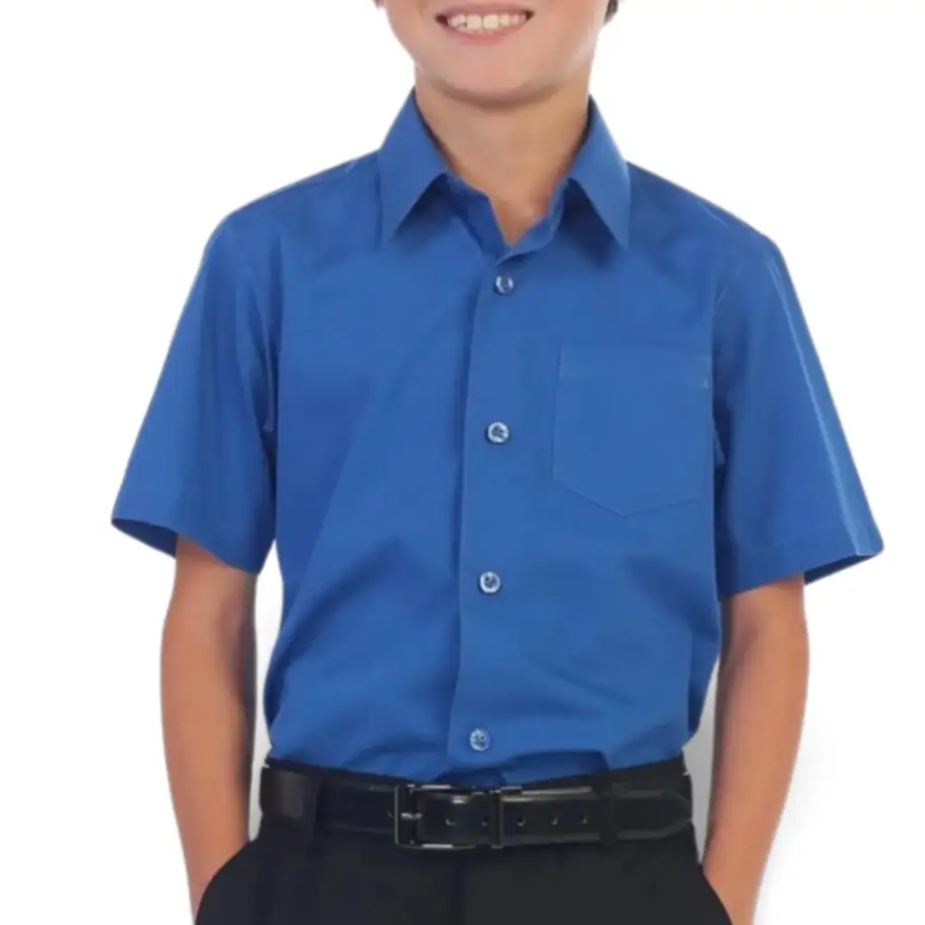 [103106] Camisa Cuidado con el perro Kids C Azul puntitos T 10