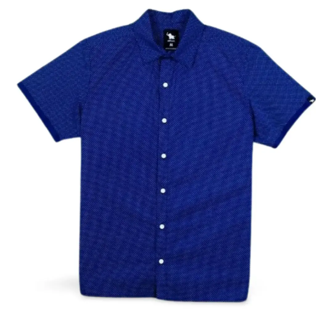 [103109] Camisa Cuidado con el perro Kids C Azul marino  puntitos T 10