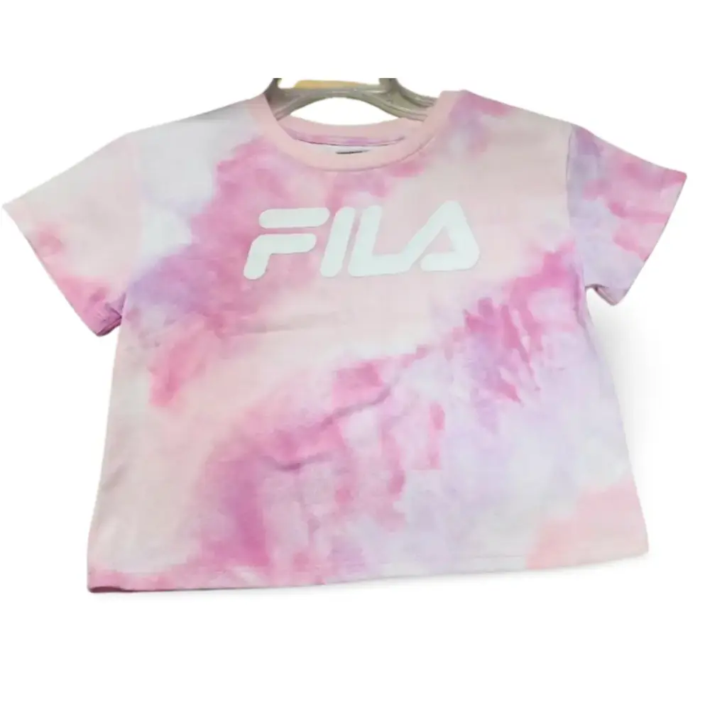 [102123] Playera FILA C Morado - Rosa T 7