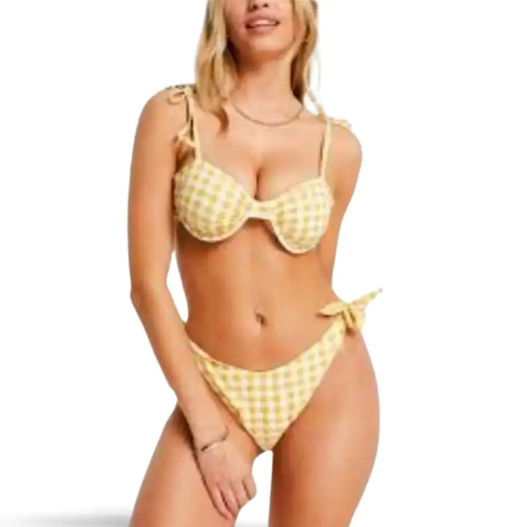 Traje de baño 2 piezas Shein C Amarillo T S