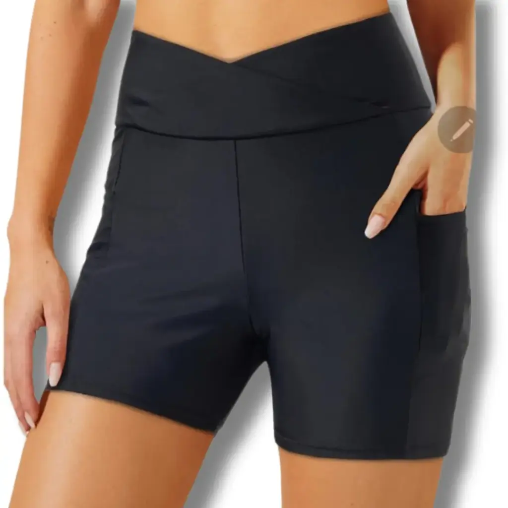 Short Traje de baño C Negro T 4XL