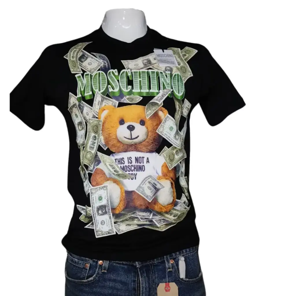 Playera MOSCHINO C Negro T M