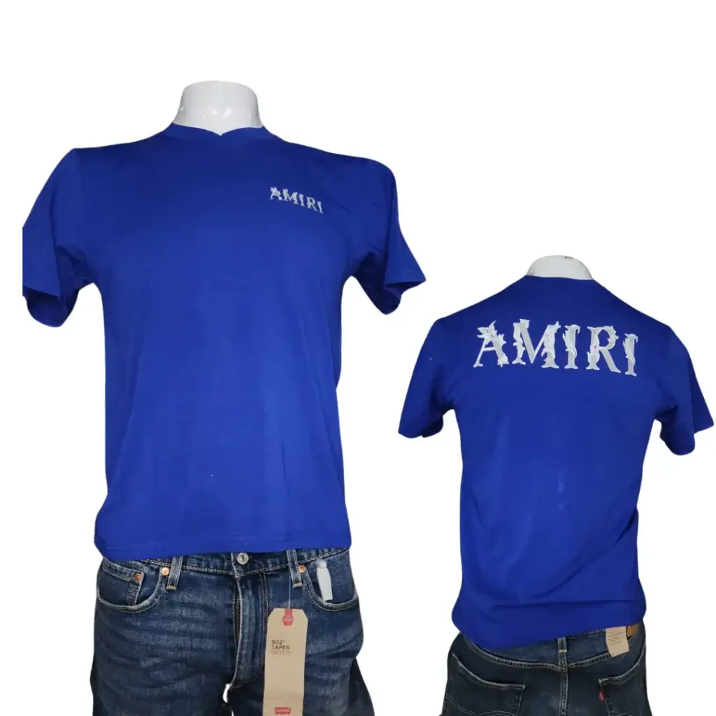 Playera AMIRI C Azul Rrey T S