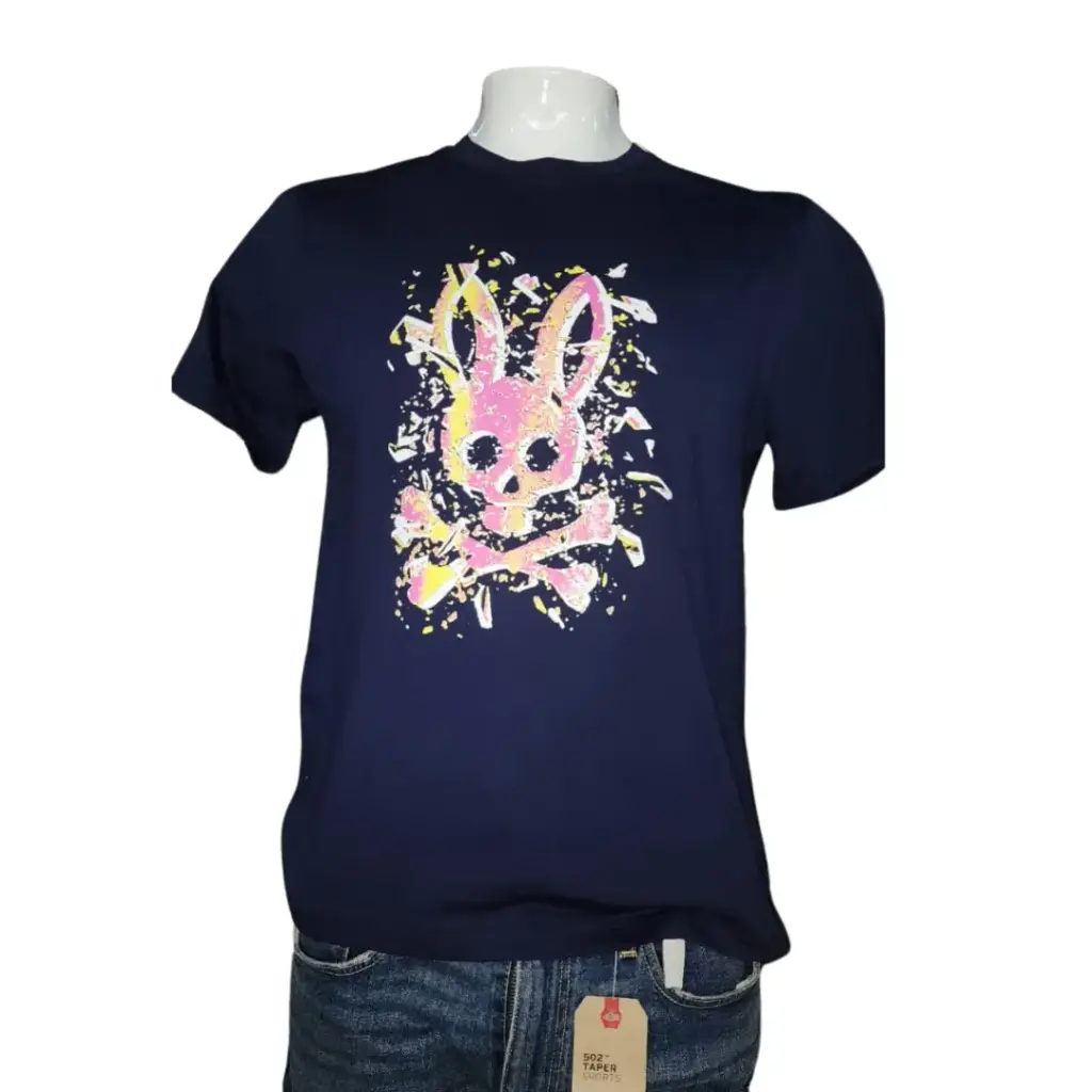 Playera Psycho Bunny C Azul marino T M