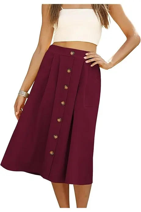 Falda C Guinda T M