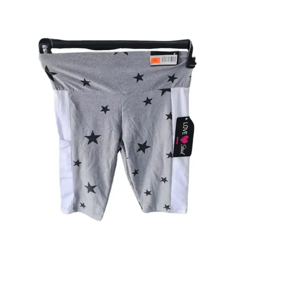 Licra Short Love streak C Gris T S
