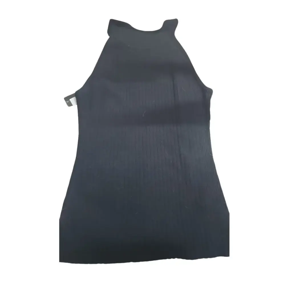 Blusa de tirantes tejida C Negro T S