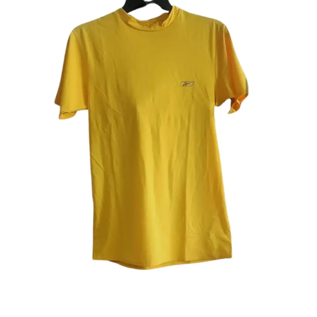 Playera Reebok  C Amarillo T L