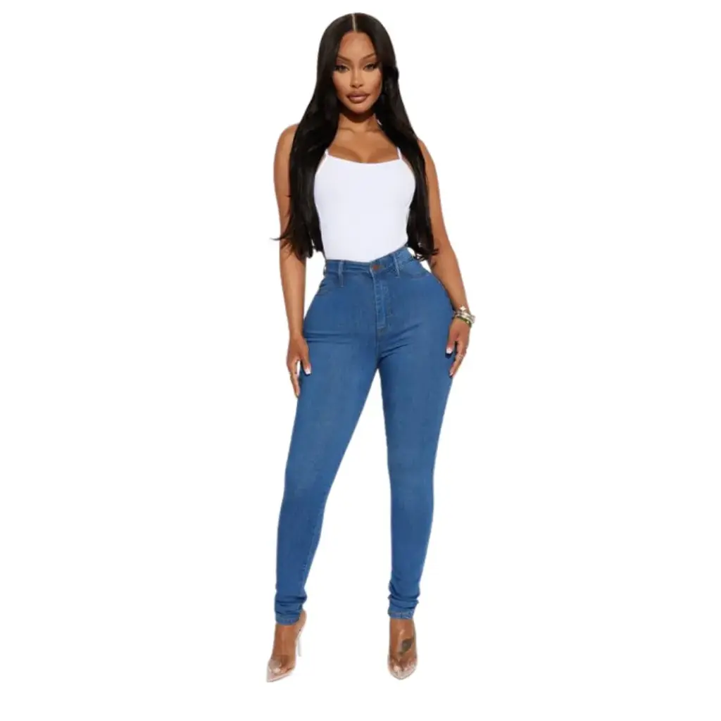 Pantalon De Mezclilla Fashion Nova C Azul T 7