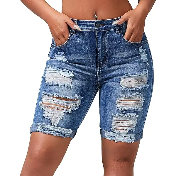 Short de mezclilla Fashion Nova C  Azul T 1