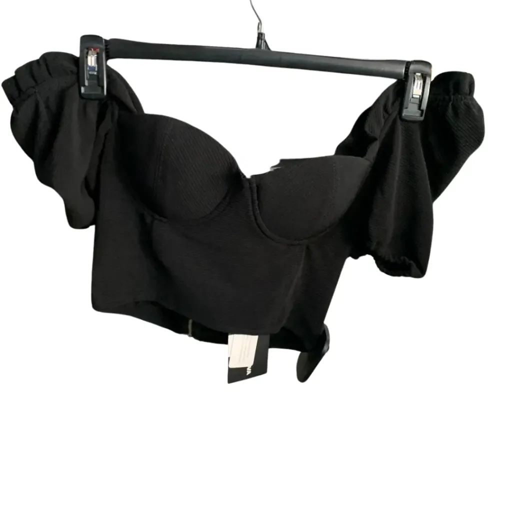 Crop top Fashion Nova C Negro T XS
