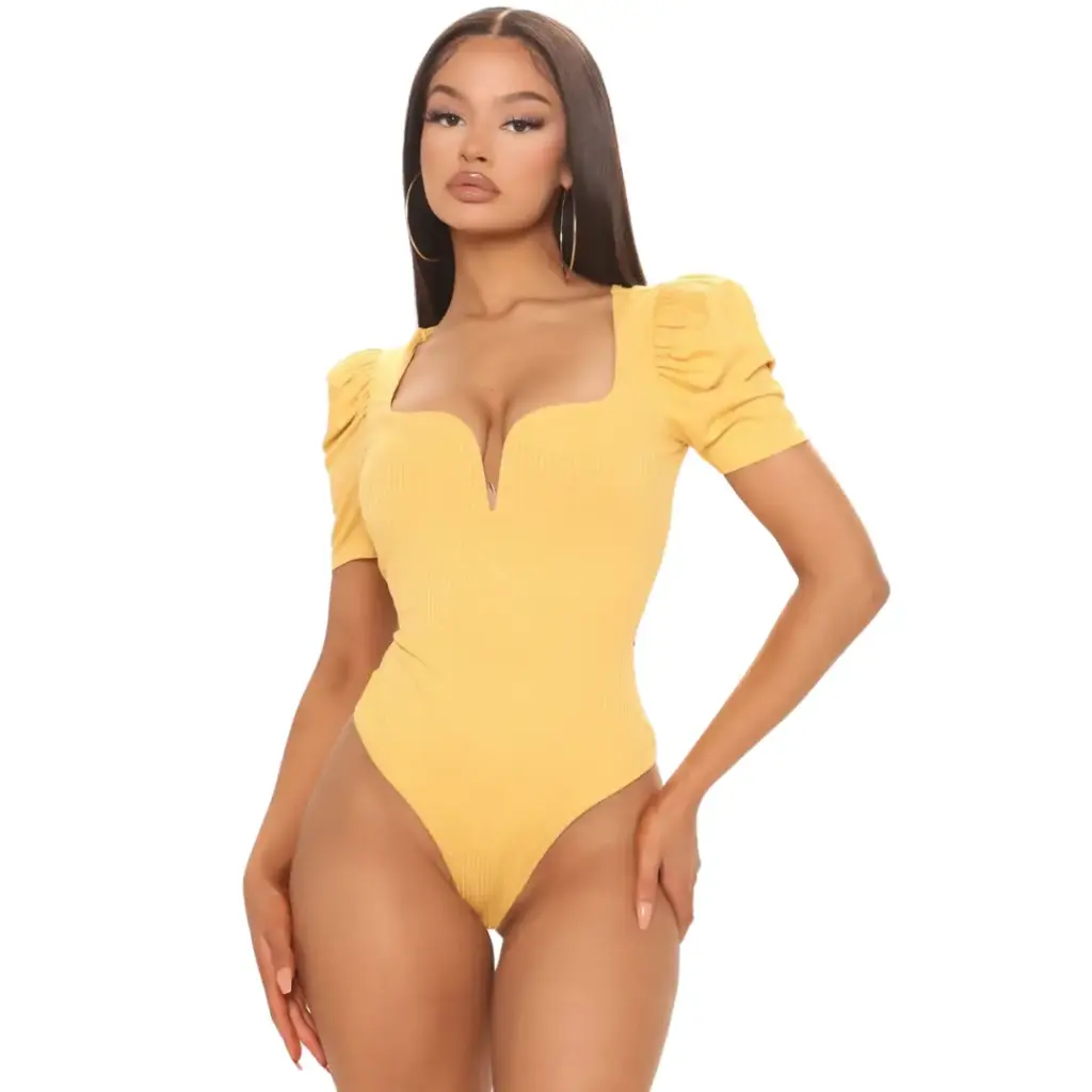 Panti Blusa Fashion Nova C  Mostaza T 1X