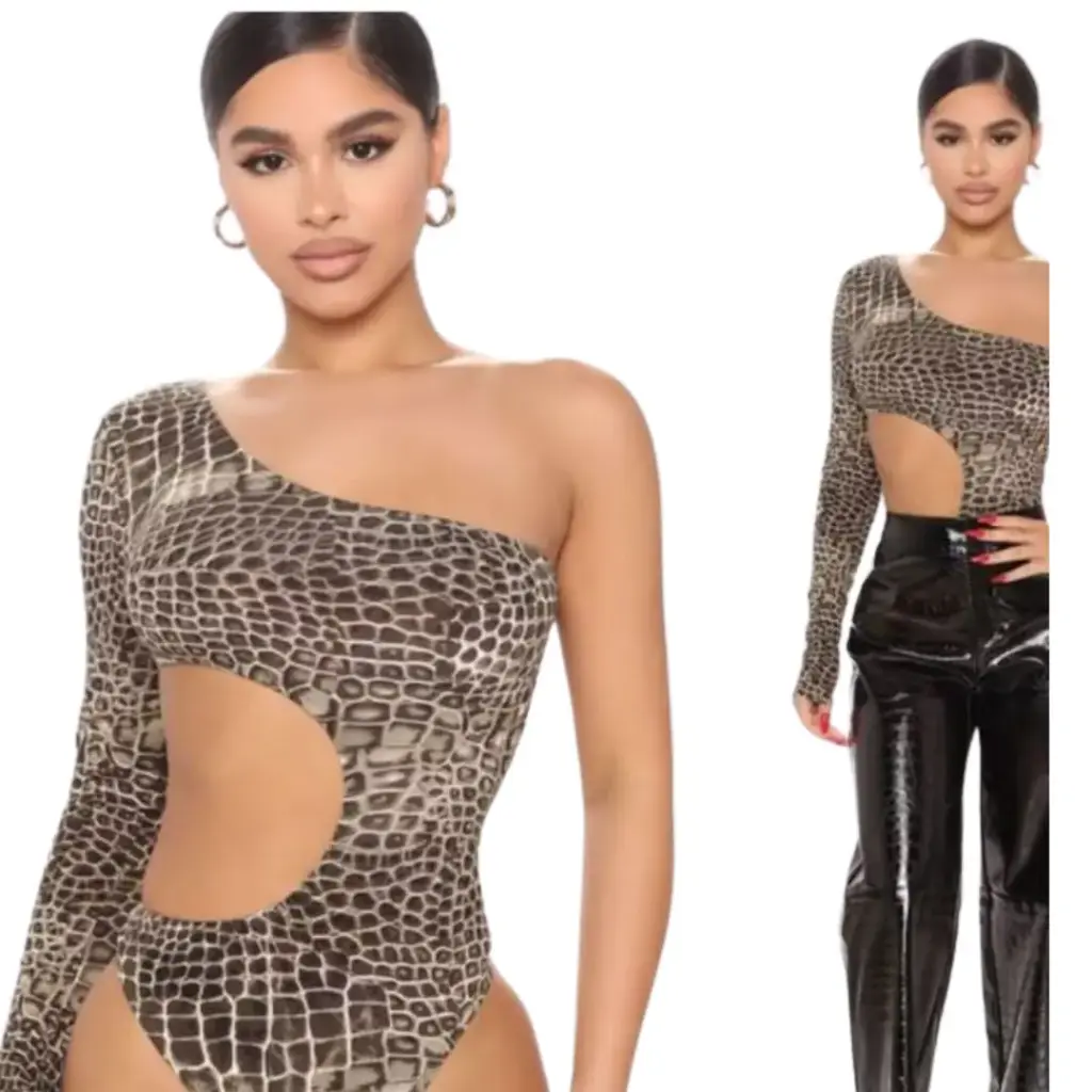 Panti Blusa Fashion Nova C  Verde -Crema T M