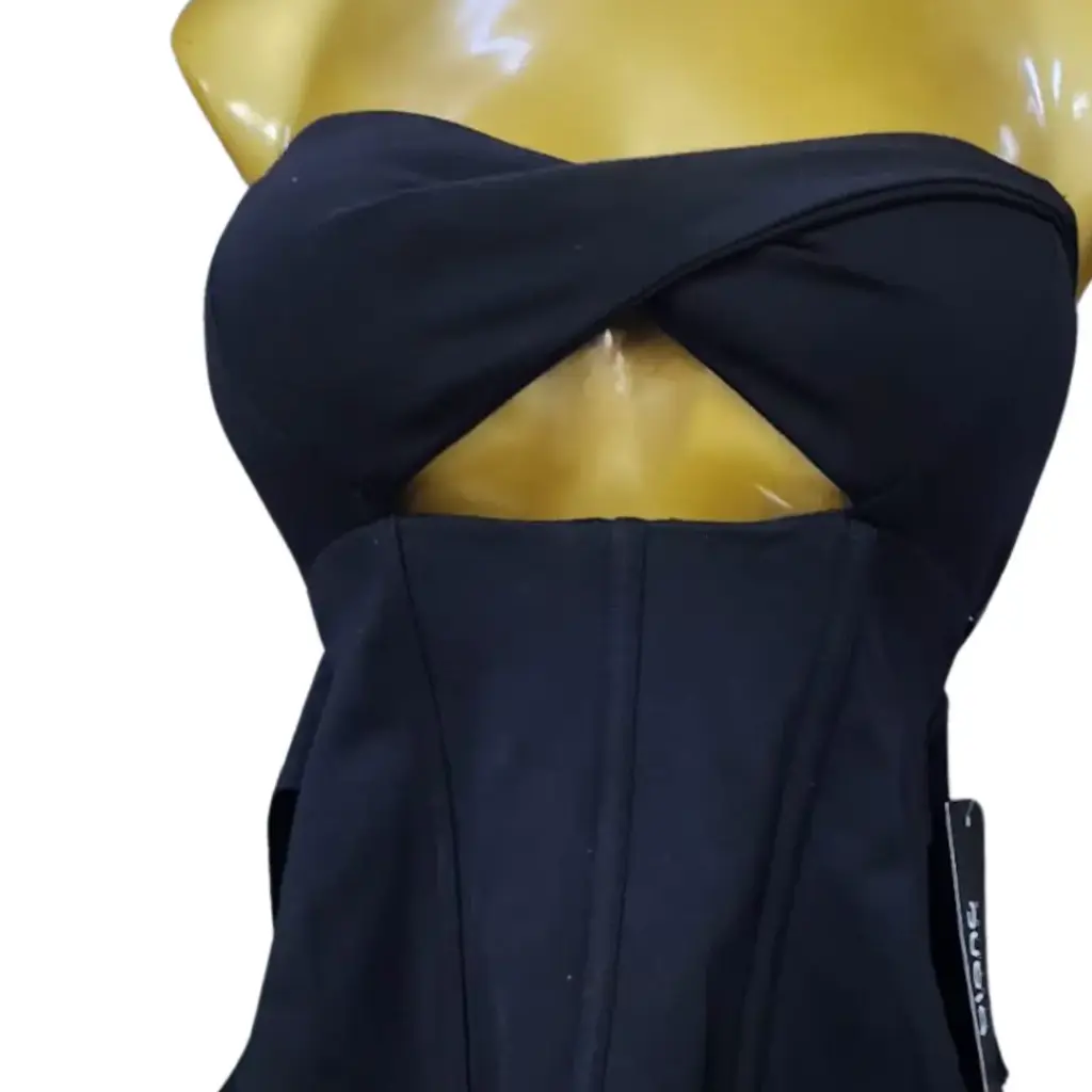 Crop Top Blanc C Negro T S