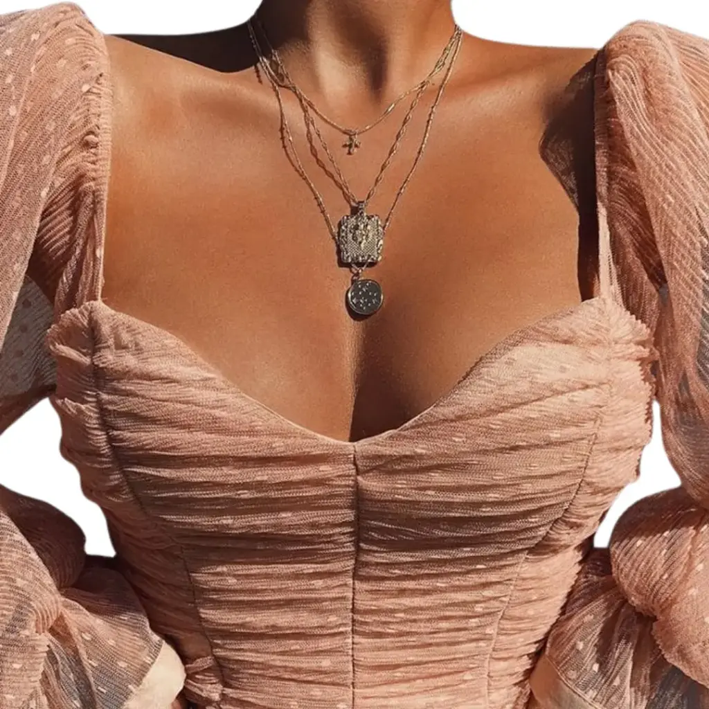 Crop Top Fashion Nova C Beige T L