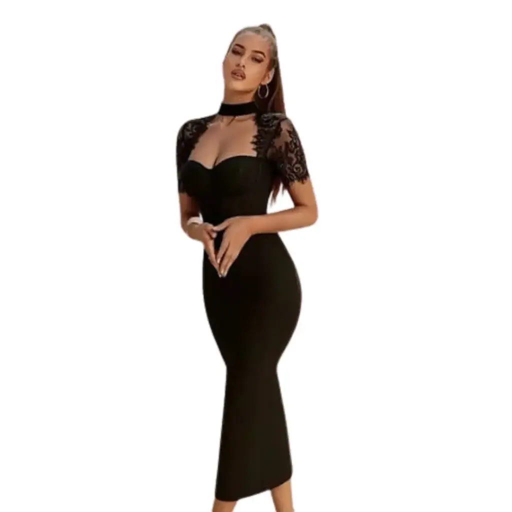 Vestido Fasion Nova  C Negro T 1X