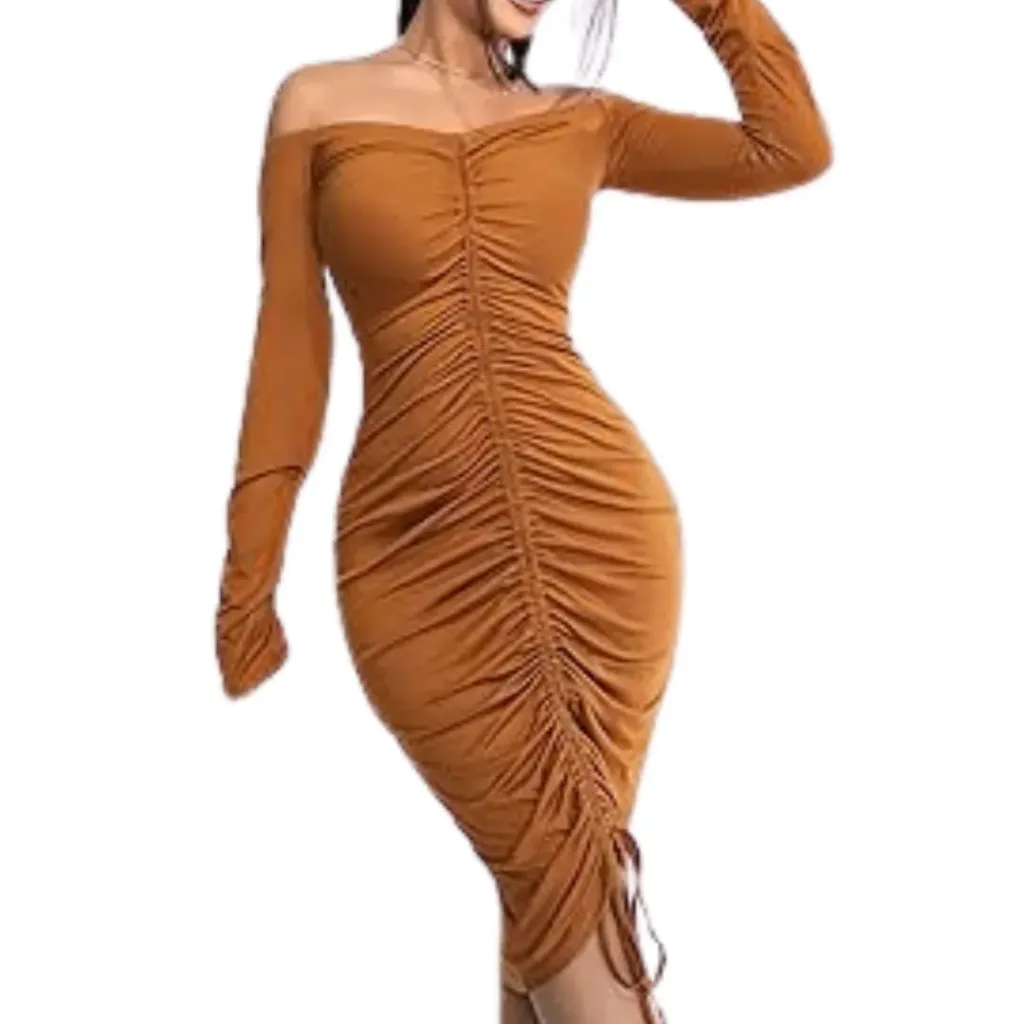 [113133] Vestido Fashion Nova C  Marron T 1X