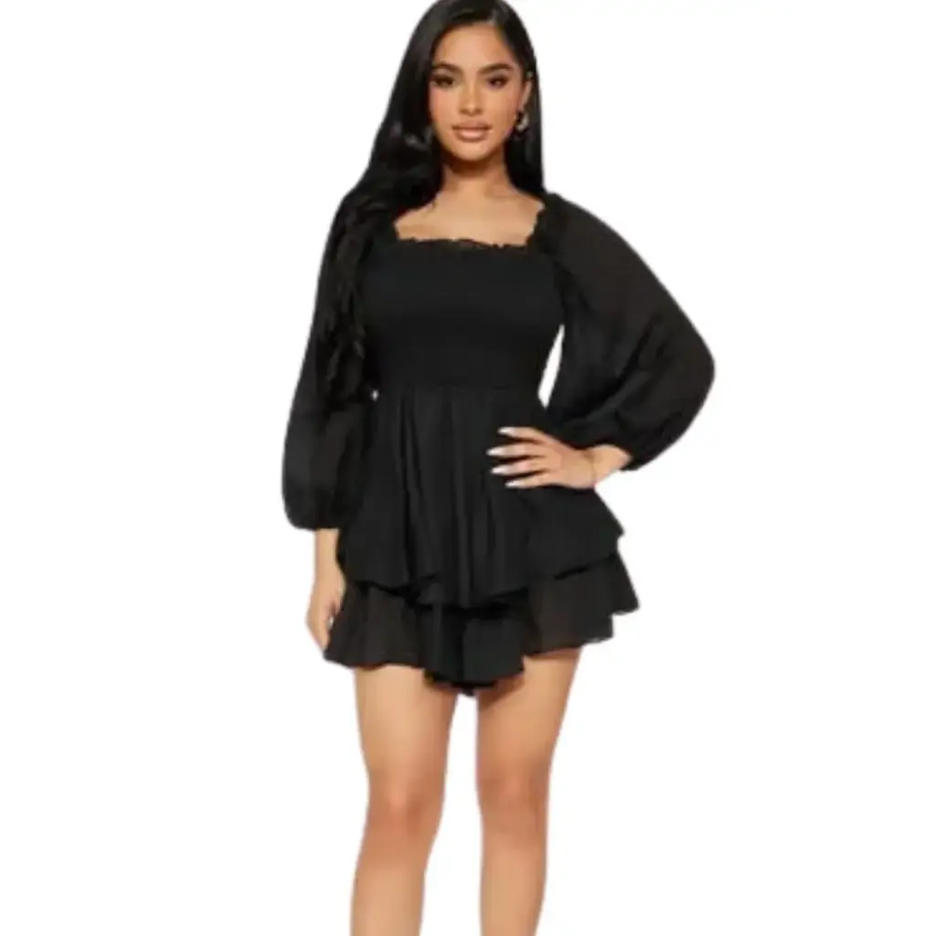 Vestido Fasion Nova  C Negro T XL