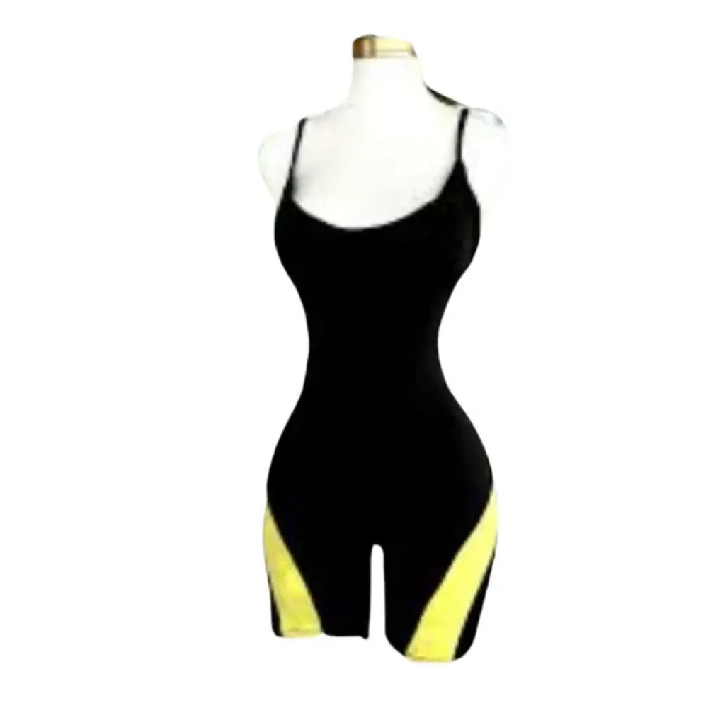 Jomper deportivo Fashion Nova C Negro-Amarillo T 1X